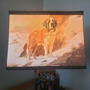 St Bernard lamp shade